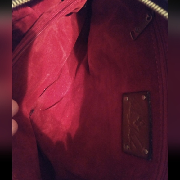 Patricia Nash Macellara Oval Leather Satchel Limited Edition Tropical Escape - Picture 4 of 12